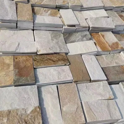 Грибная отделка Muti Color Натуральный камень из камня Сланец Культура Каменные панели для дизайна наружных стен